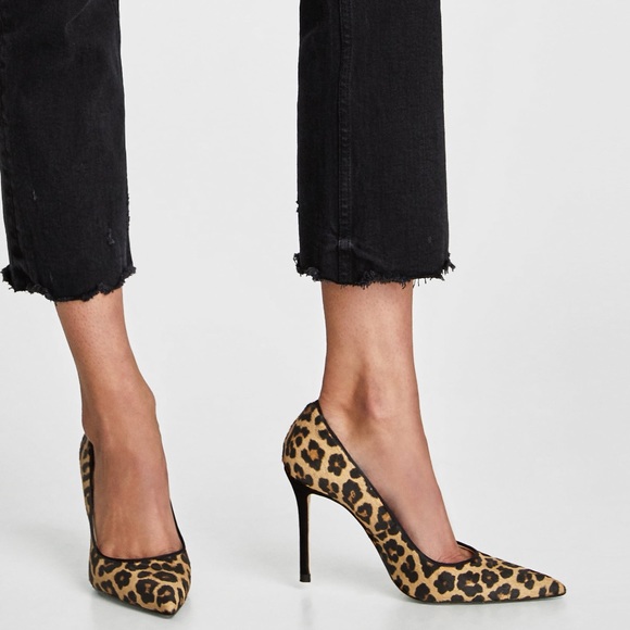 Zara Leopard Heels - Picture 5 of 7